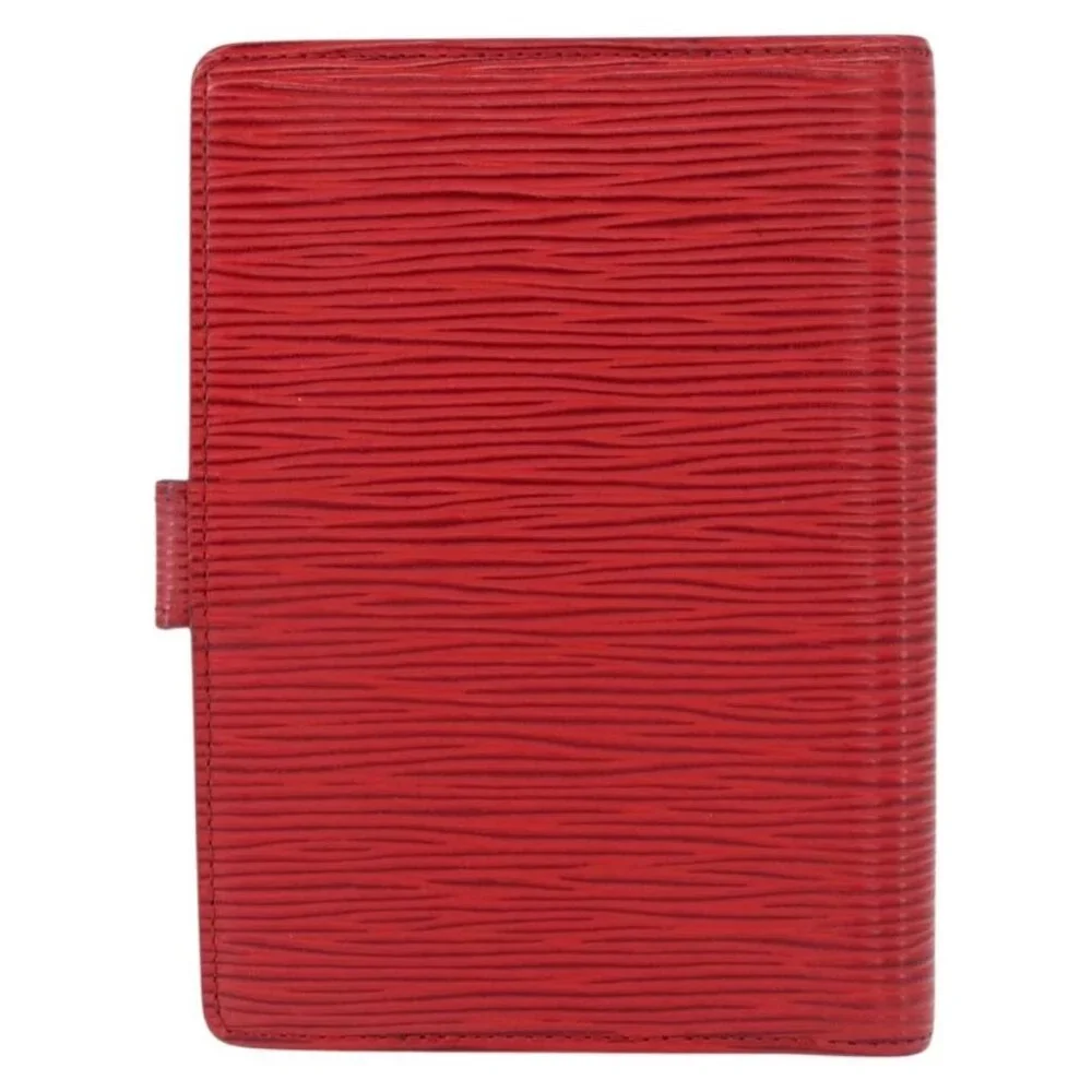 LOUIS VUITTON Epi Agenda PM Day Planner Cover Red